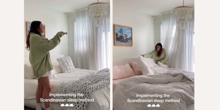 scandinavian sleep tiktok