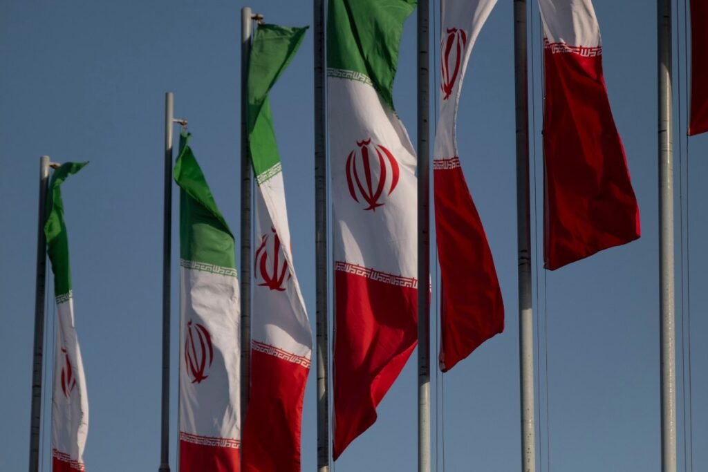 iran flags