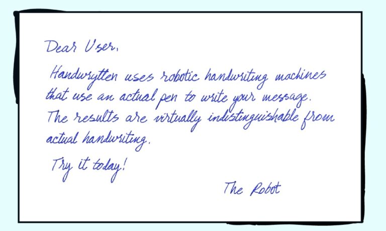 Real Estate Handwritten Notes Samples