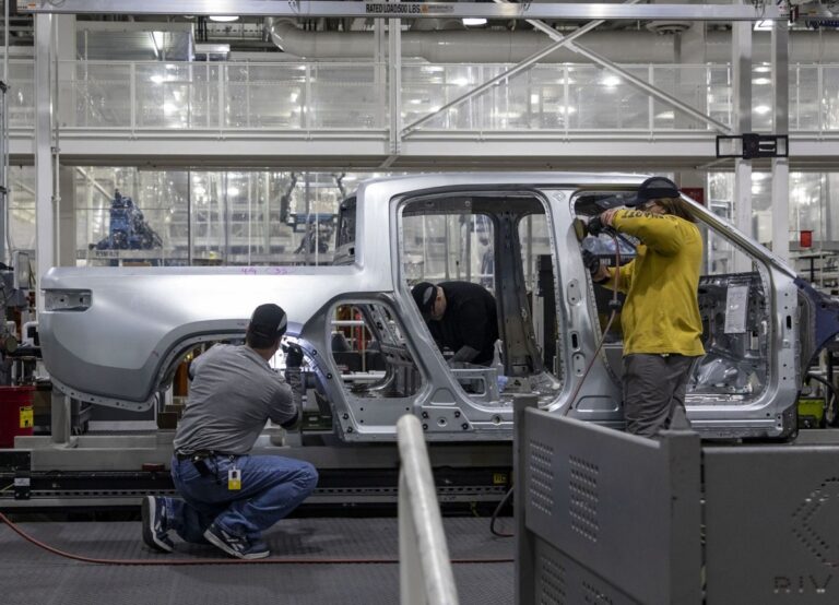 Rivian factory Getty