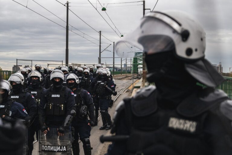 serbia police getty