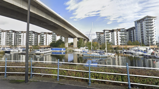 Victoria Wharf in Cardiff Google Maps